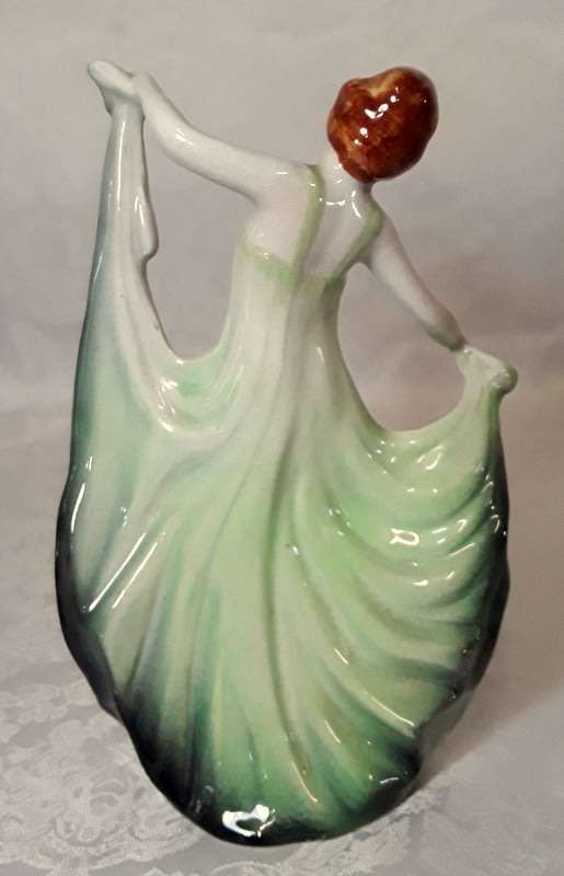 Art Deco Style Porcelain Dancing Figurine