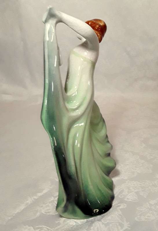 Art Deco Style Porcelain Dancing Figurine