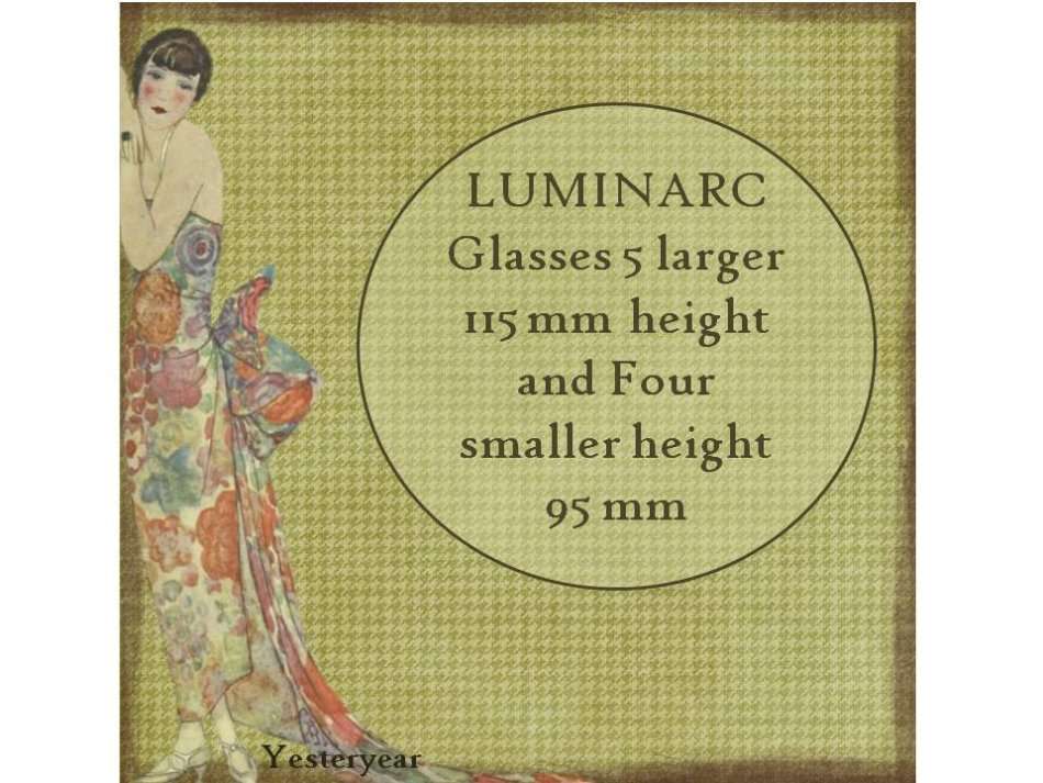 LUMINARC Glasses Green