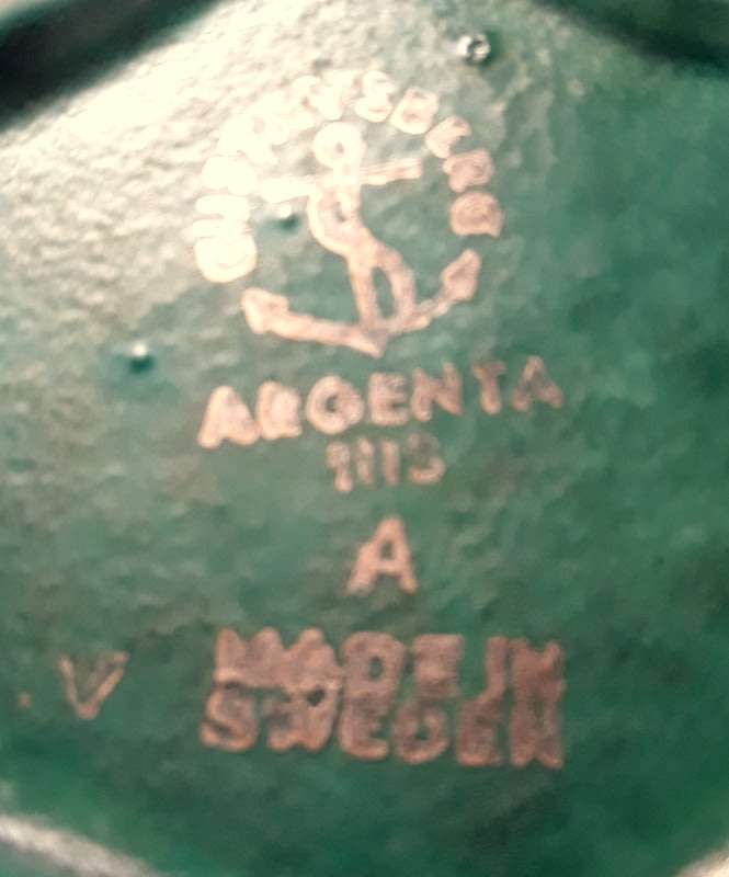 Swedish Art Deco Small Vase Gustavsberg Argenta A Design by Wilhem Kage