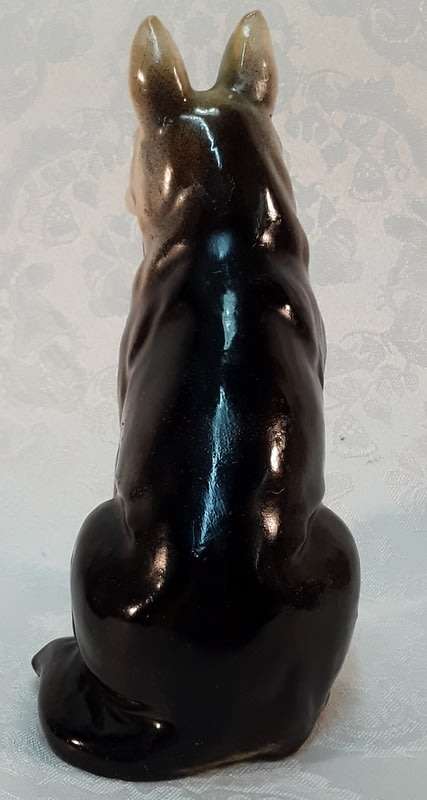 Vintage German Shepard Dog Figurine