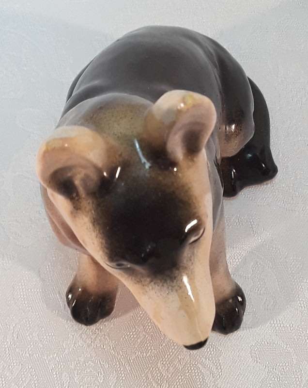 Vintage German Shepard Dog Figurine
