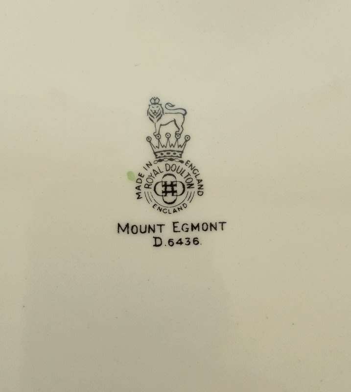 Royal Doulton Mount Egmont Collectors Plate