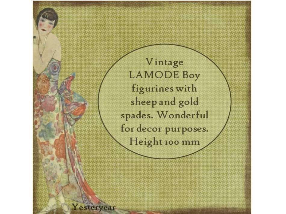 Vintage LAMODE Boy figurines