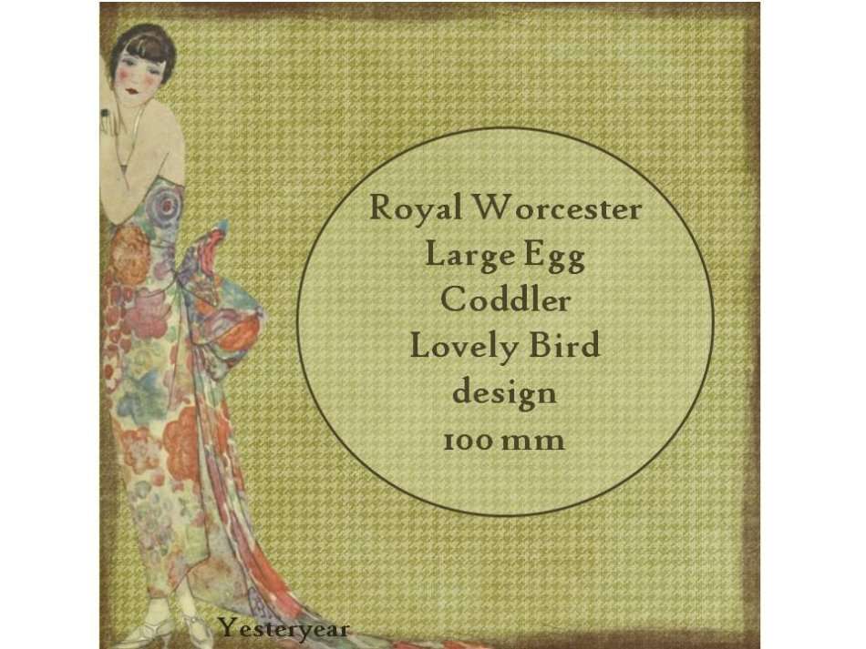 Royal Worcester  Large Egg Coddler - Made in England