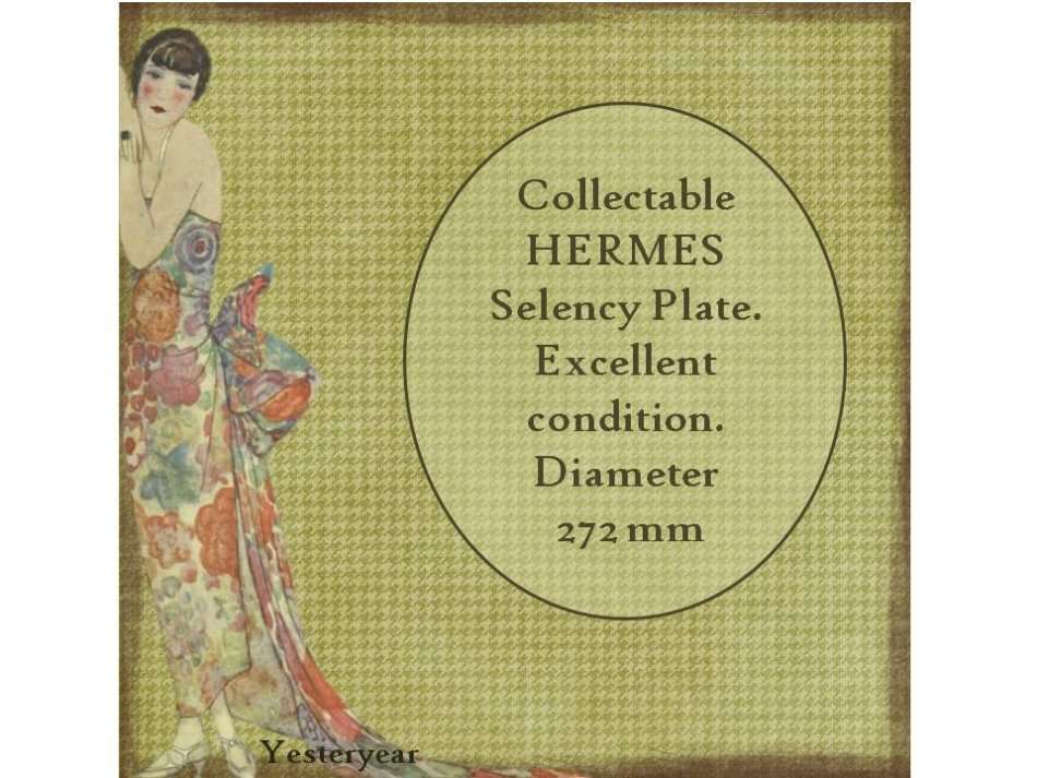 Collectable HERMES Toucans Plate