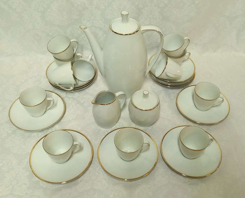 Thomas Germany - Demitasse Coffee Set (12 cups and saucers)