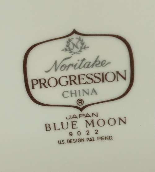 Noritake Progession 1960s Blue Moon Teapot