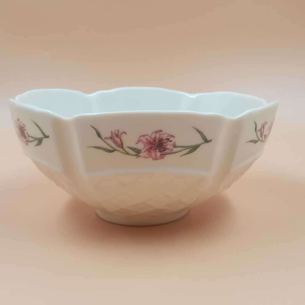 Belleek Oriental Lily / Country Trellis Bowl