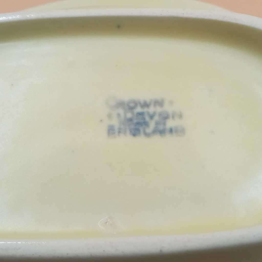 Vintage Crown Devon Handled Bowl. This item is very old.