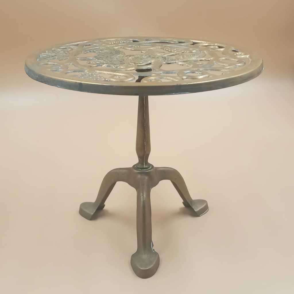 Vintage Standing Squirrel Motif Trivet - Solid Brass