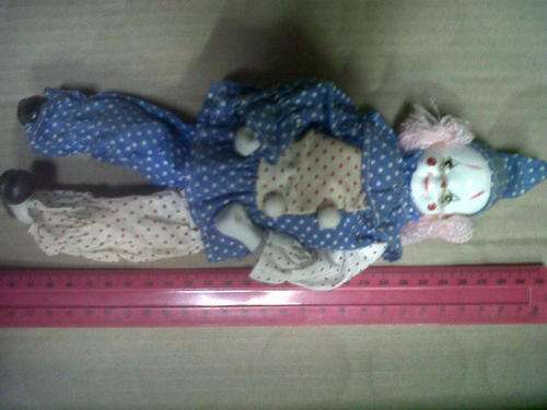 Porcelain dotted clothes Clown