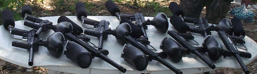 Urgent sell .. 5 x tippmann 98 custom platinum edition