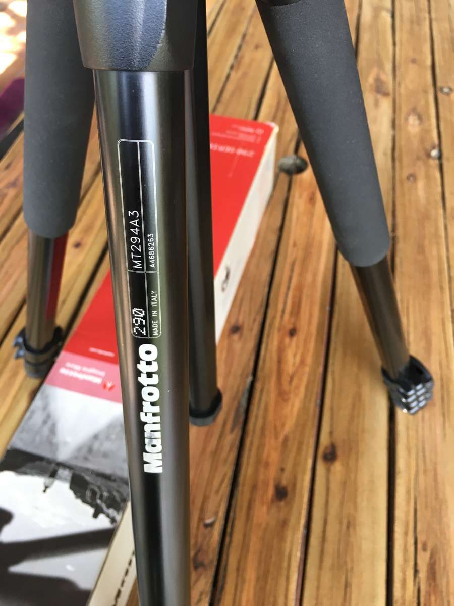 Manfrotto MK294A3-A0RC2 Aluminum Tripod with 496RC2 QR Ball Head