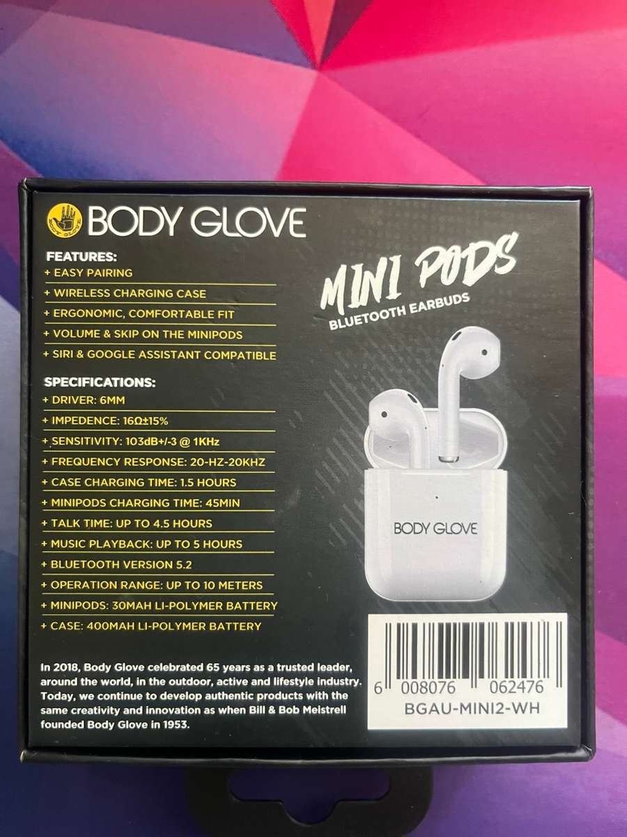 Body Glove Mini pods - bluetooth Earbuds