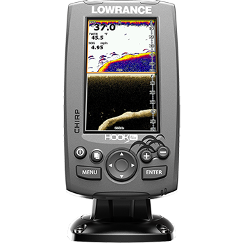 Lowrance Hook-4x CHIRP 83/200 Fishfinder with DSI Imaging