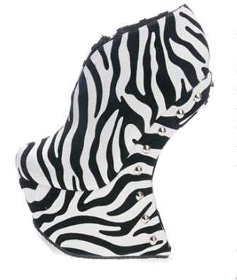 LIMITED - Helless Wedge in Zebra