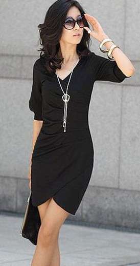 High Fashion Half Sleeve Dress (Size S-M-L)