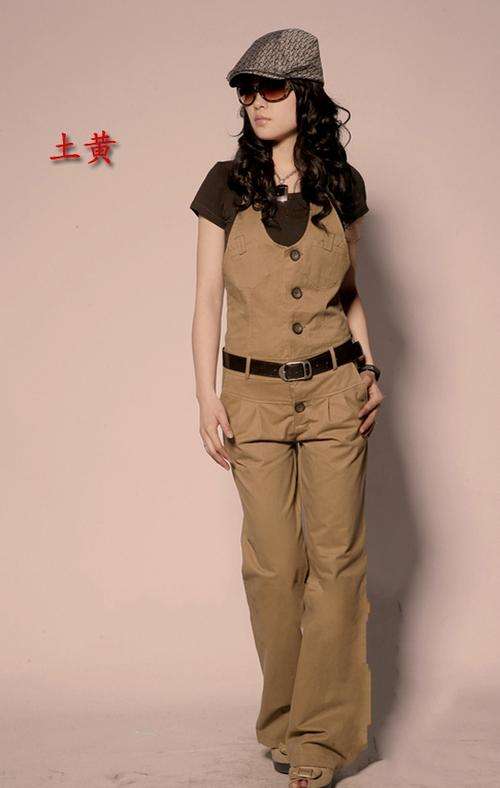 !!!! HOT !!!! Lightbrown Long Jumpsuit Size S-M-L