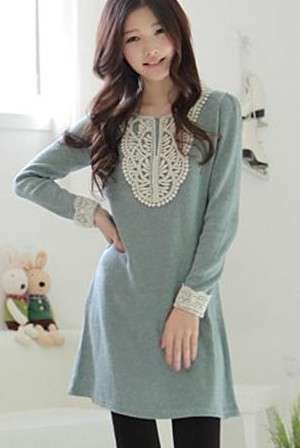 !!NEW!! Lace Embellished Long Sleeve Sweater.
