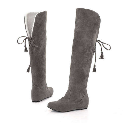 Very Tall Boots in Black, Light Grey, Dark Grey, Red and Tan ( Size 2 - 8 )