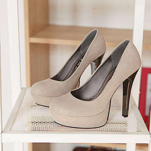 Crystal Frosted Pumps ( Size 2 - 6 )