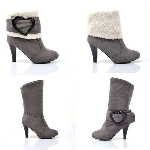 !!Popular!! 4 Ways To Wear Suede Boots Grey ( Size 2 - 8 )