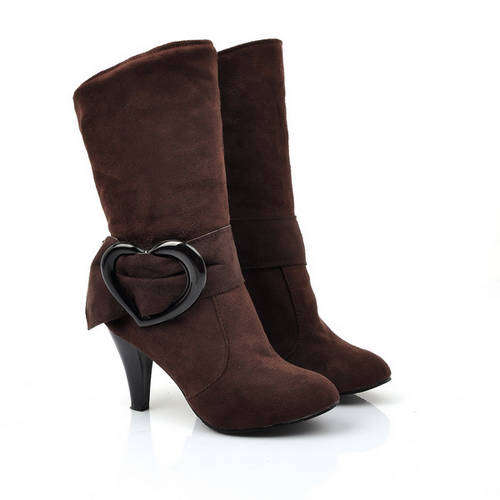 !!Popular!! 4 Ways To Wear Suede Boots Brown ( Size 2 - 8 )