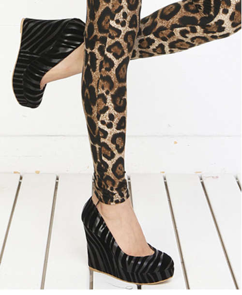 !!NEW!! Zebra Wedges in Black ( Size 2.5 - 6 )