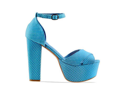 !!!NEW!!! Thick Heel Platform Sandals in Blue ( Size 2 - 6 )