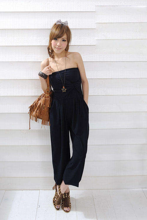 !!!NEW!!!  Navy Blue Wrapped Jumpsuit (S-M)