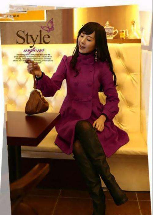 !!!NEW!!!  Wine Red Long Coat Fully Lined (M/34)