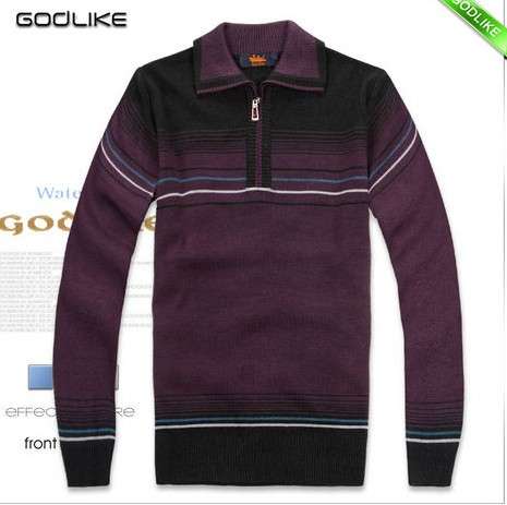 !!!NEW!!!  Purple Striped Sweater Size L