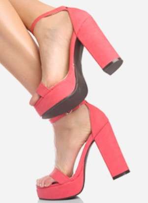 !!!NEW!!! Italian Design Thick Heel Sandals in Candy Pink ( Size 2.5 - 6 )