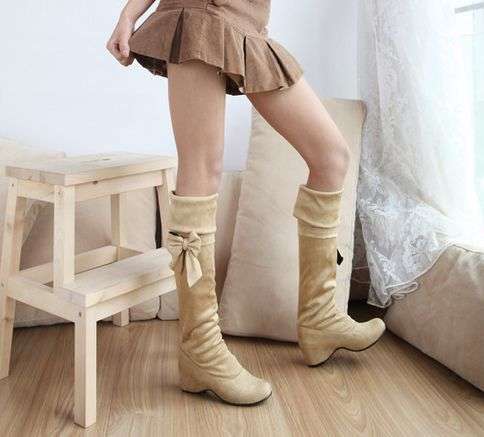!!! NEW !!! Versatile Casual Suede Boots in Camel (Size 2 - 8)