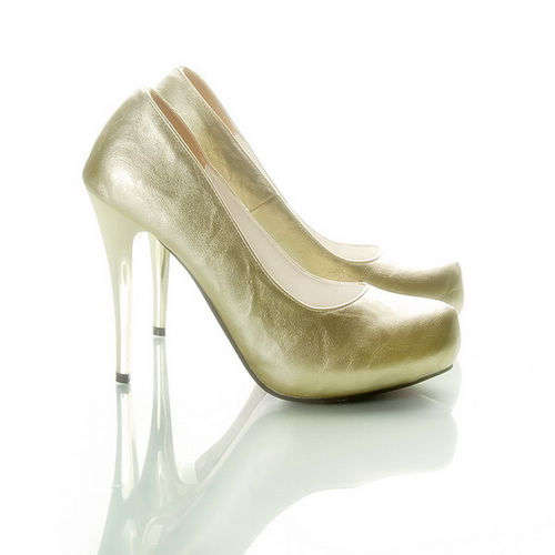 !!! NEW !!! Hidden Platform Pumps in Gold (Size 2 - 6)