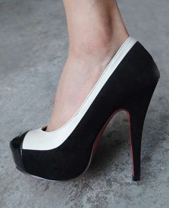 !!!NEW!!! Double Colour Pumps with 13cm High Heels ( Size 2.5 - 6 )