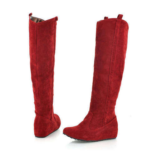 Sueded Knee High Boots - 7 COLOURS available (size 2 - 8)