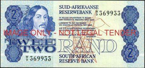 GPC de Kock Second Issue Two Rand Replacement W9 unc condition (only 700 000 printed)
