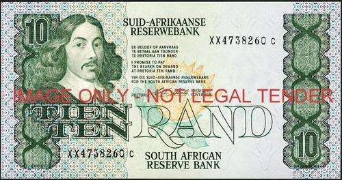 CL Stals First Issue Ten Rand Replacement XX  unc condition