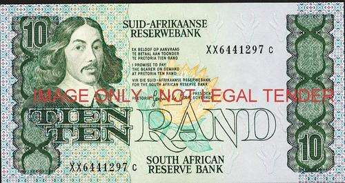 GPC de Kock Third Issue Ten Rand Replacement  XX unc condition