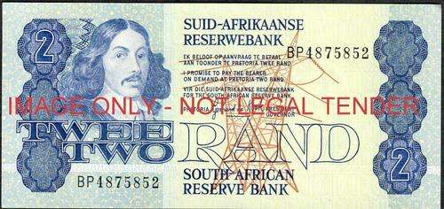 GPC de Kock Third Issue Two Rand Prefix BP unc condition