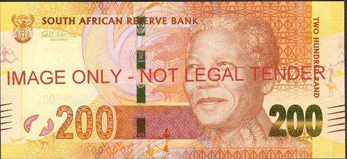 Gill Marcus Second Issue Two Hundred Rand Prefix AA unc condition