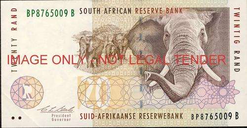 CL Stals Second Issue Twenty Rand Prefix BP unc condition