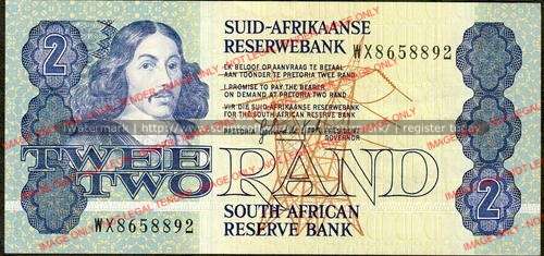 GPC de Kock Third Issue Two Rand Replacement WX 8658892 ef condition