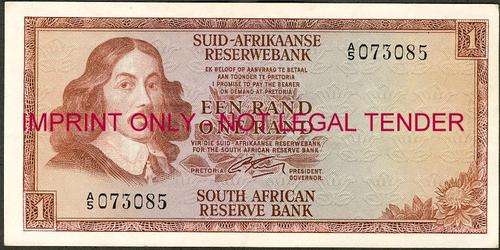 G Rissik Second Issue One Rand Prefix A5 ef condition