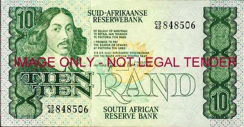 GPC de Kock First Issue Ten Rand Prefix C3/42 vf condition