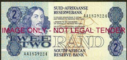 CL Stals First Issue Two Rand Prefix AA 1839224 unc condition