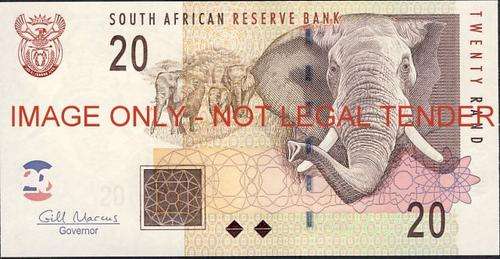 Gill Marcus First Issue Twenty Rand Prefix AU unc condition