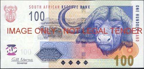 Gill Marcus First Issue One Hundred Rand Prefix AD unc condition